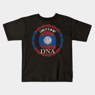 Laos Its In My DNA - Gift for Lao From Laos Kids T-Shirt